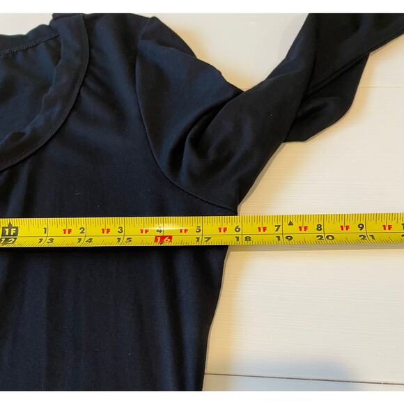 Karen Kane Jersey Knit Dress 3/4 Sleeves Scoop Neck Sz M Normcore A-Line Stretch - Picture 11 of 12